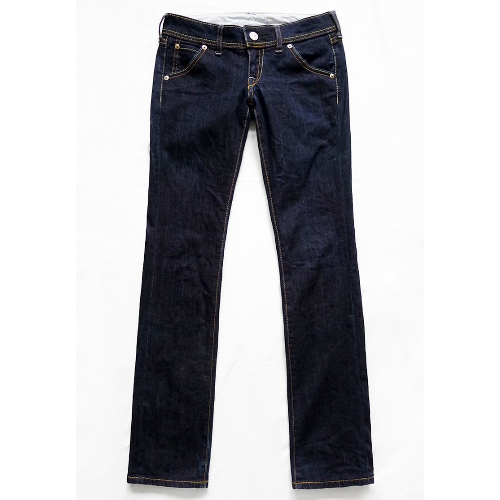 UNIQLO Slim Fit Straight Leg Low Rise Denim Size 0 (28 x 32) - Picture 1 of 5